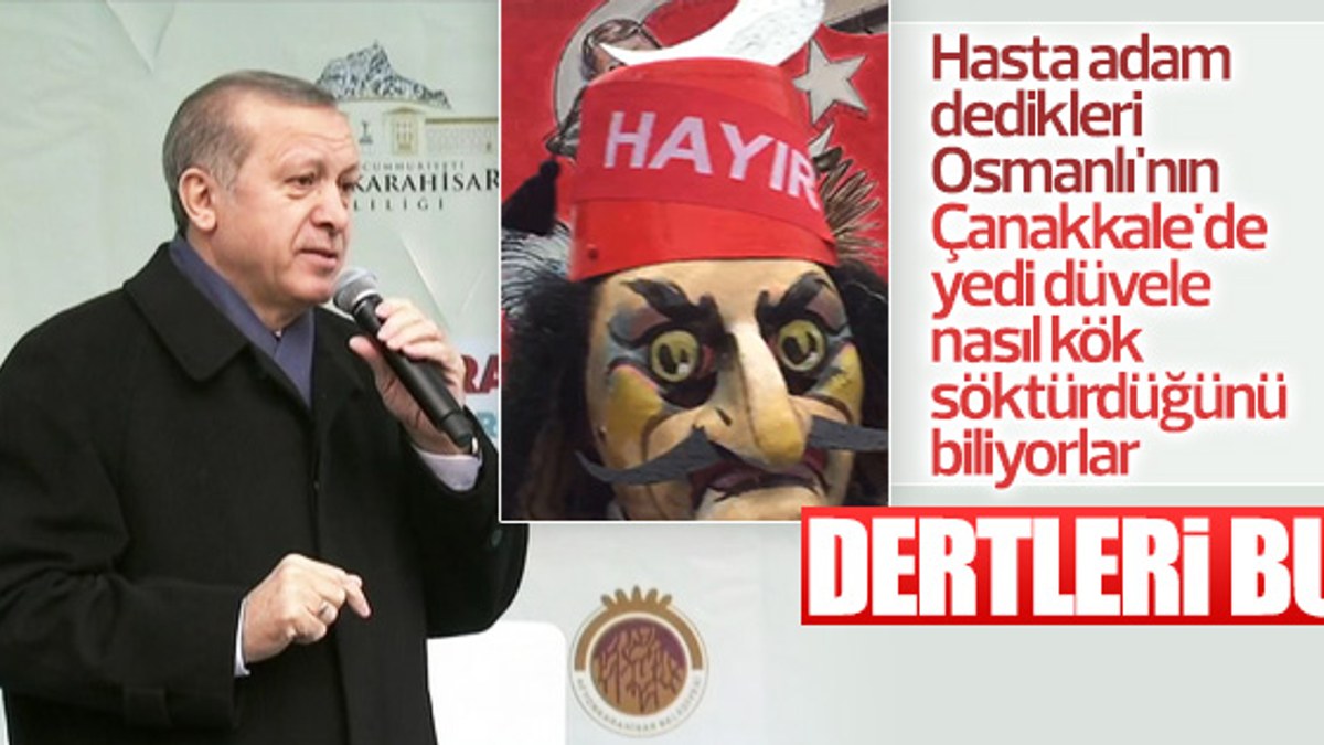 Cumhurbaşkanı Erdoğan Afyonkarahisar'da