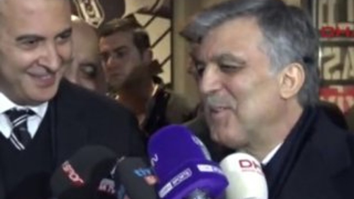 Abdullah Gül, Beşiktaş'ın zaferini kutladı