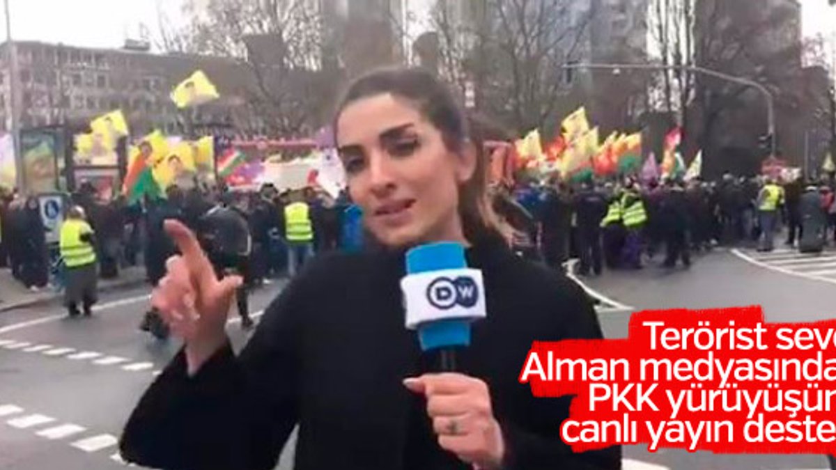 Alman medyasından PKK propagandasına canlı destek