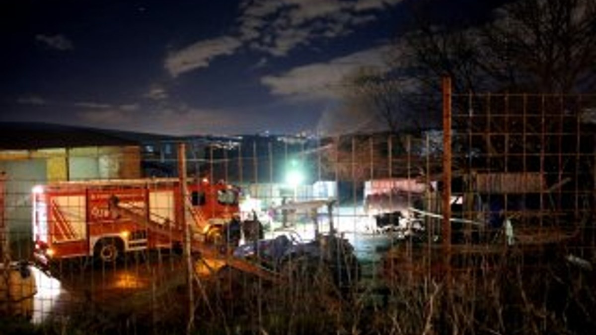 İşçilerin kaldığı konteynerde yangın: 1 ölü, 1 yaralı