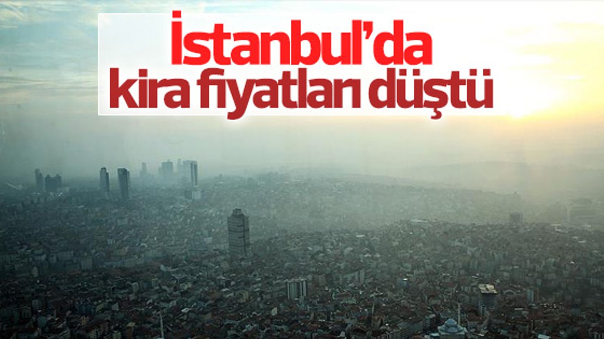 İstanbul'da kira fiyatları düştü