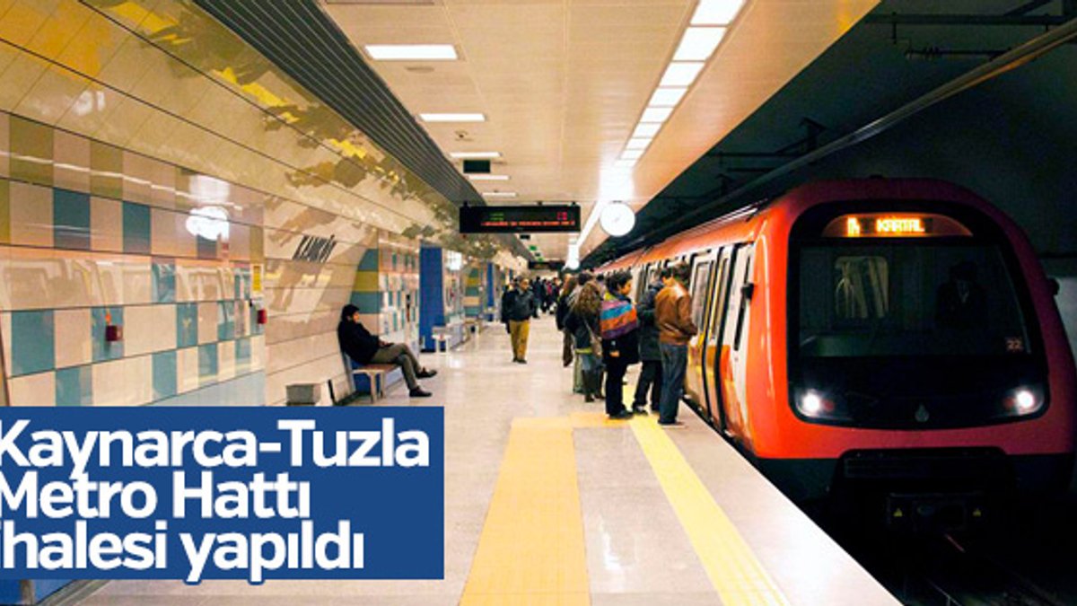 Kaynarca-Tuzla Metro Hattı'nın ihalesi gerçekleşti