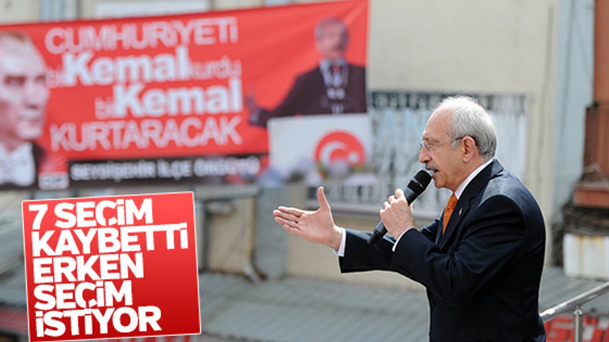 Kılıçdaroğlu: Erken seçime gidilebilir