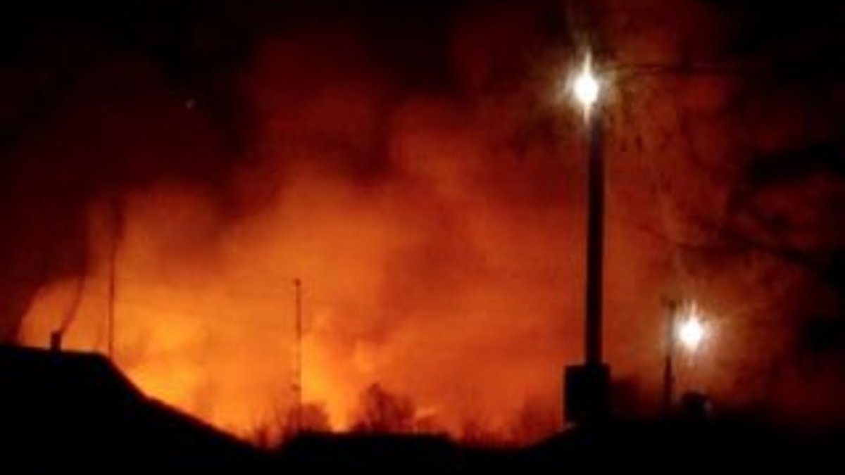 Ukrayna'da büyük yangın