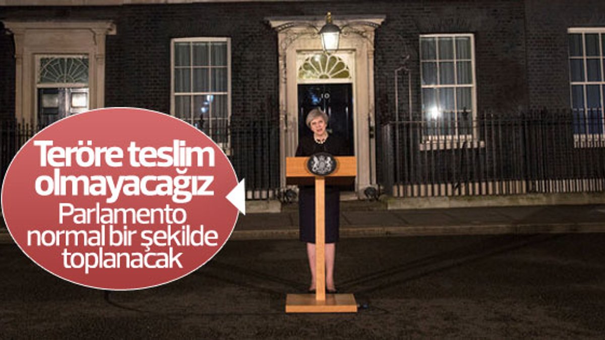 Theresa May: Hasta ve ahlaksız bir terör saldırısı