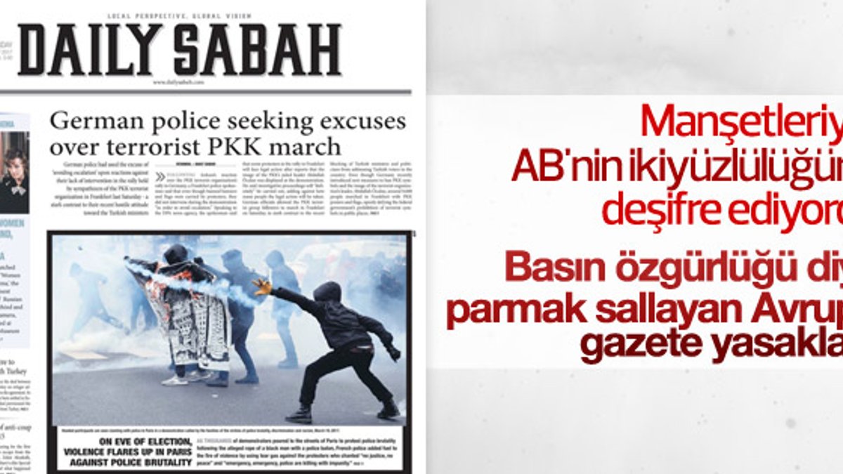 AP Daily Sabah'ın dağıtımını yasakladı