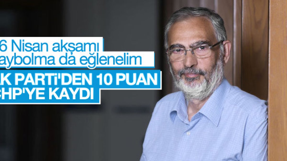 Etyen Mahçupyan: AK Parti'nin oyları CHP'ye kaydı