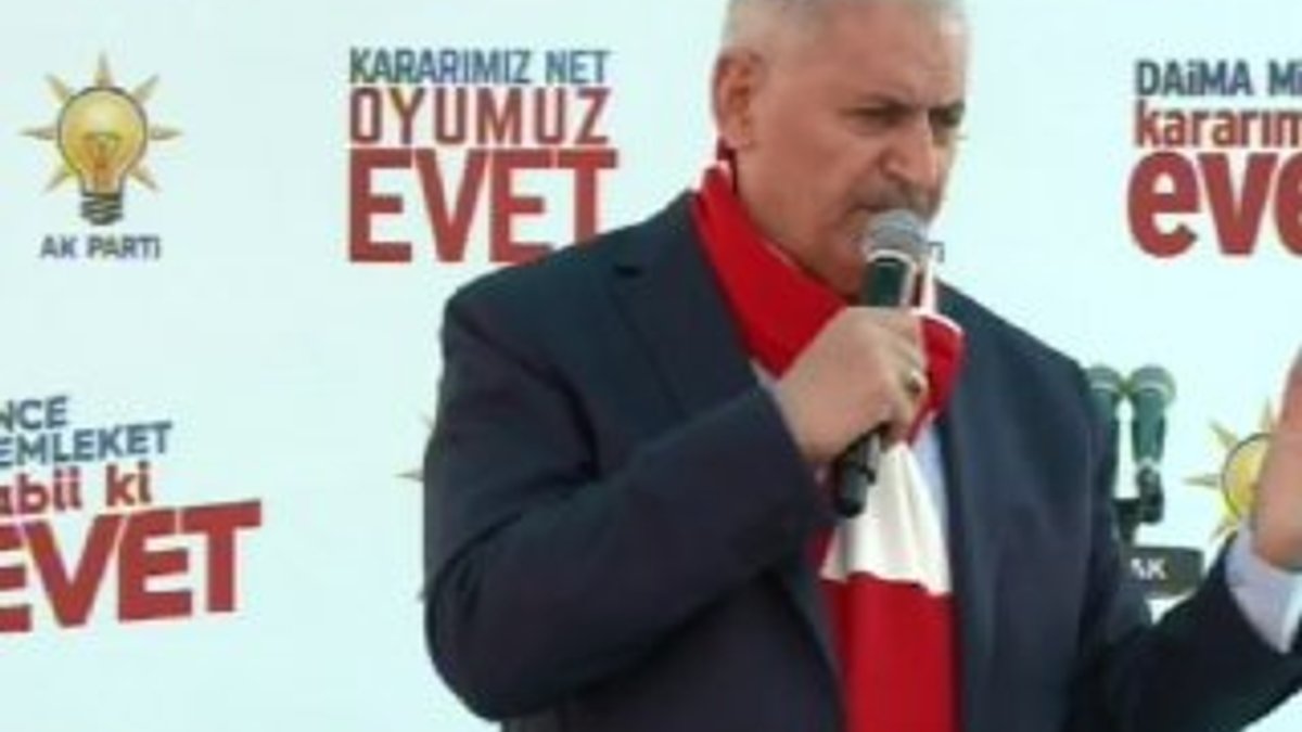 Başbakan Binali Yıldırım Uşak'ta