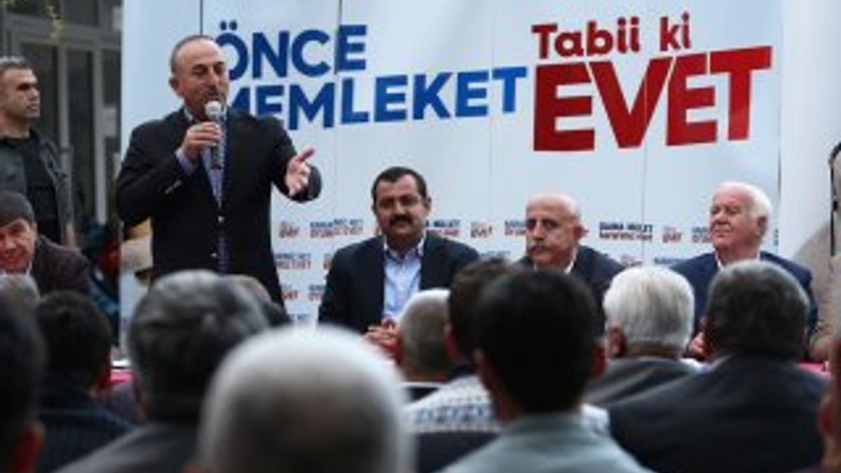 Çavuşoğlu: Hayırcılar Antalya'daki Rusları korkutuyor