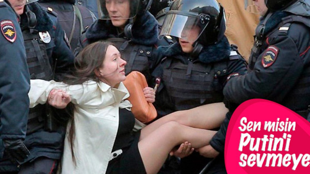 Rusya'da protestolar devam ediyor