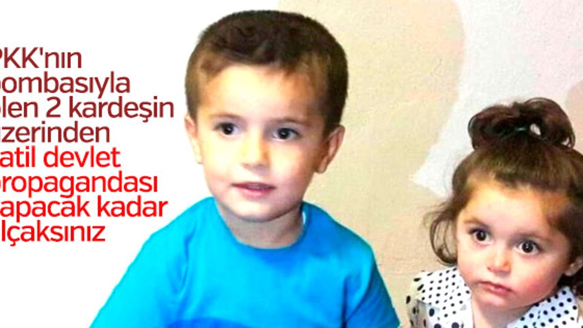 İki kardeşi PKK'nın bombası öldürdü, HDP devleti suçladı