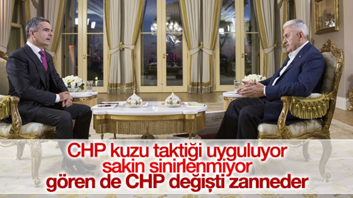 Başbakan: CHP kuzu taktiği uyguluyor