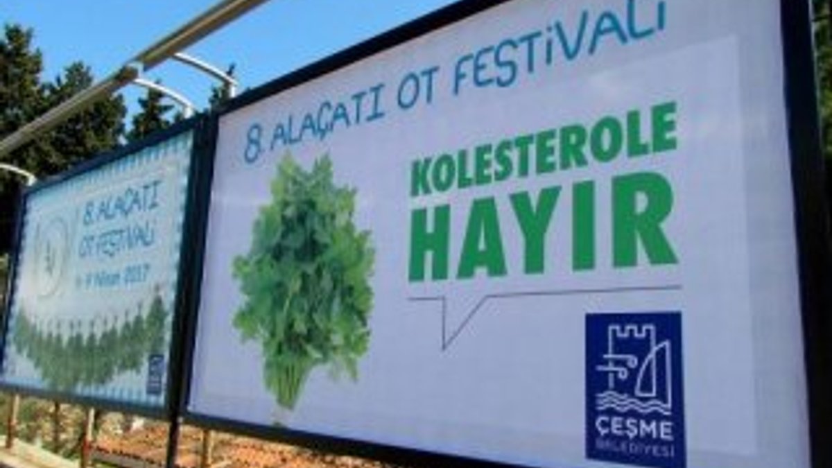 İzmir'deki ot festivali afişlerinde 'hayır'lı mesaj