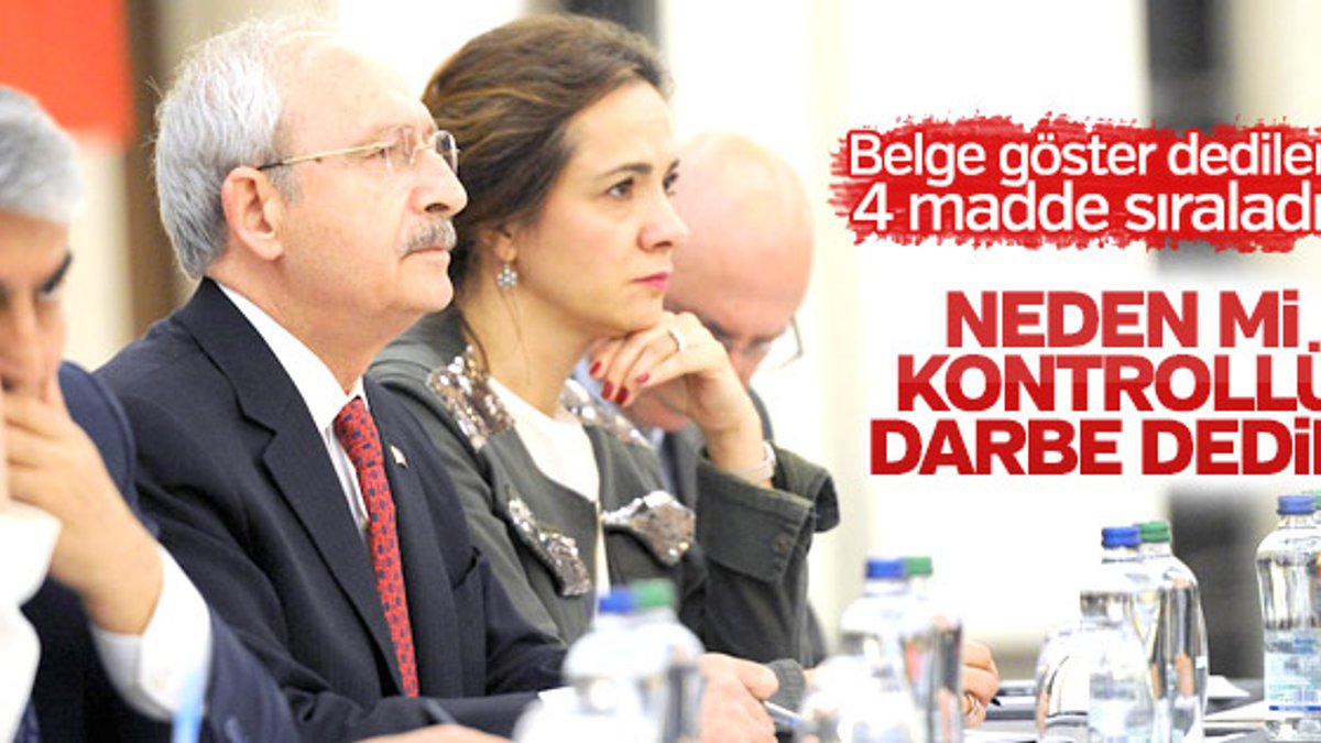 Kılıçdaroğlu 15 Temmuz iddiasının arkasında durdu