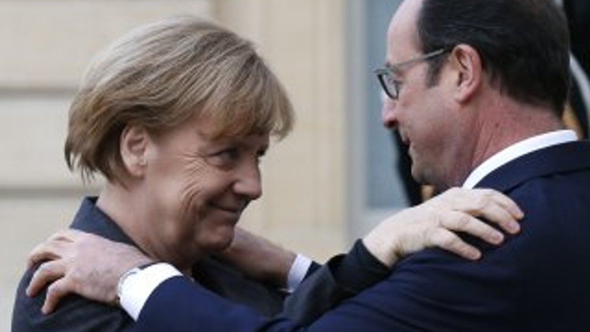 Merkel ve Hollande'den ortak Suriye açıklaması