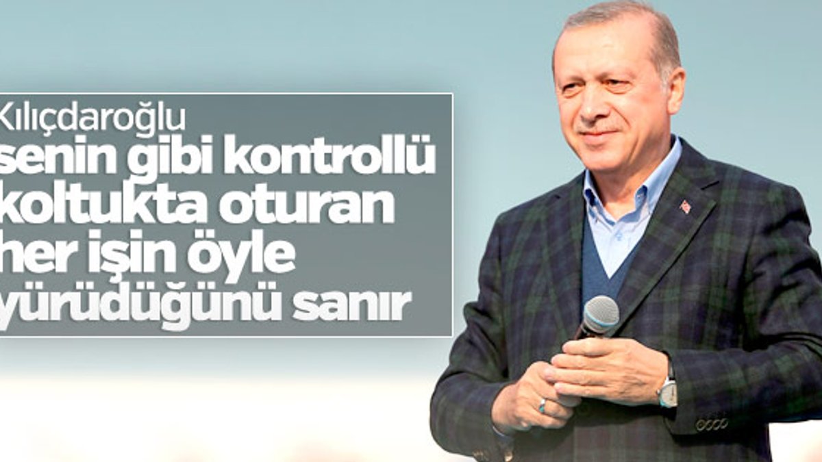 Cumhurbaşkanı'ndan Kılıçdaroğlu'na kontrollü darbe cevabı