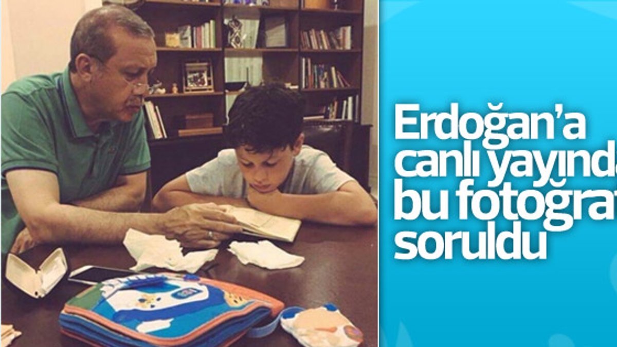 Erdoğan'ın torunuyla olan fotoğrafı 15 Temmuz gecesine ait