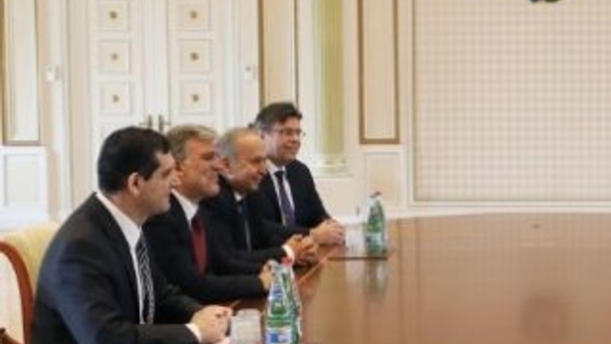 Abdullah Gül, Azerbaycan Cumhurbaşkanı Aliyev ile görüştü