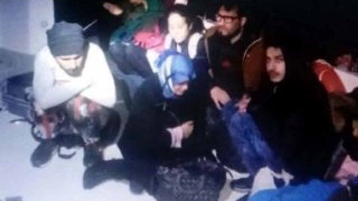 Yunanistan'a kaçak geçmek isteyen 18 Suriyeli yakalandı