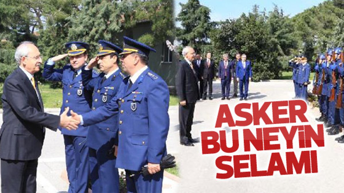 Kılıçdaroğlu'na askeri üste törenli karşılama