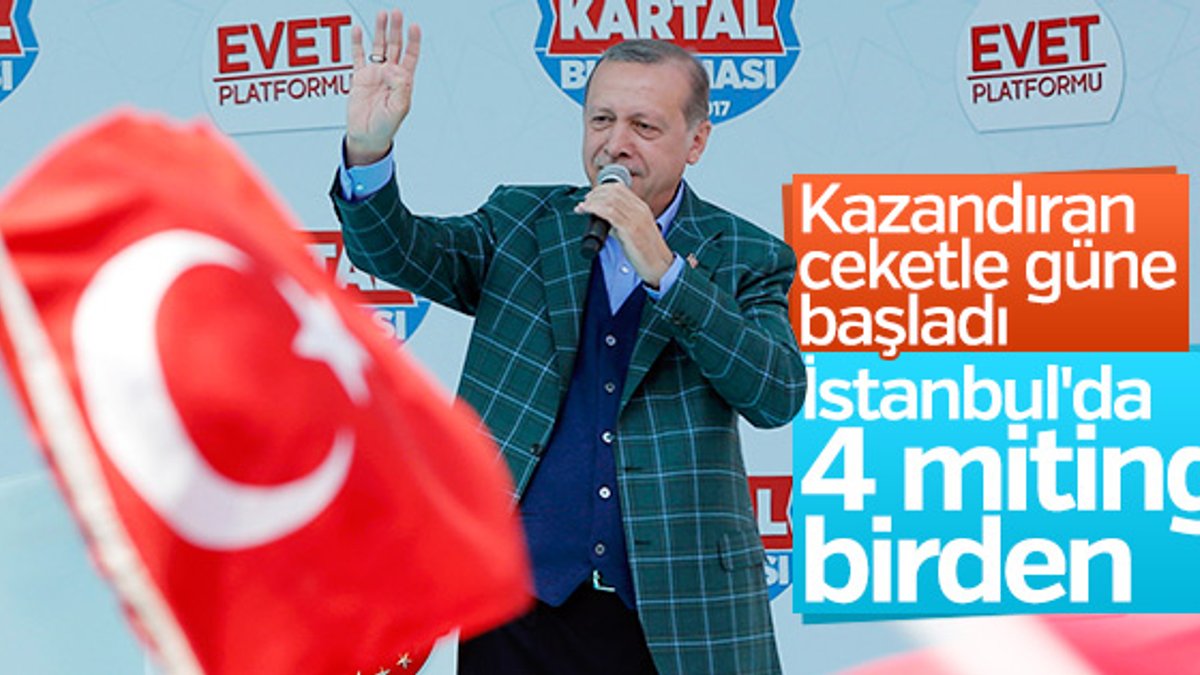 Cumhurbaşkanı Erdoğan'ın İstanbul mesaisi
