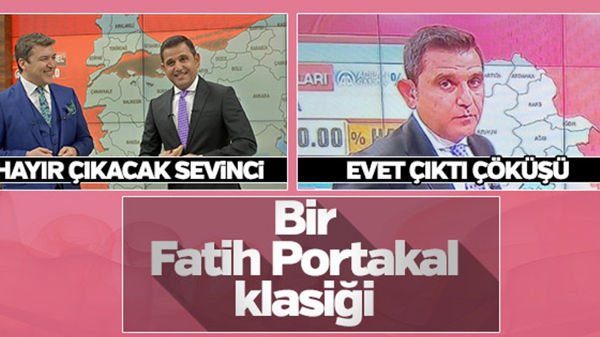 Seçim sonuçlarını gören Fatih Portakal'ın morali bozuldu