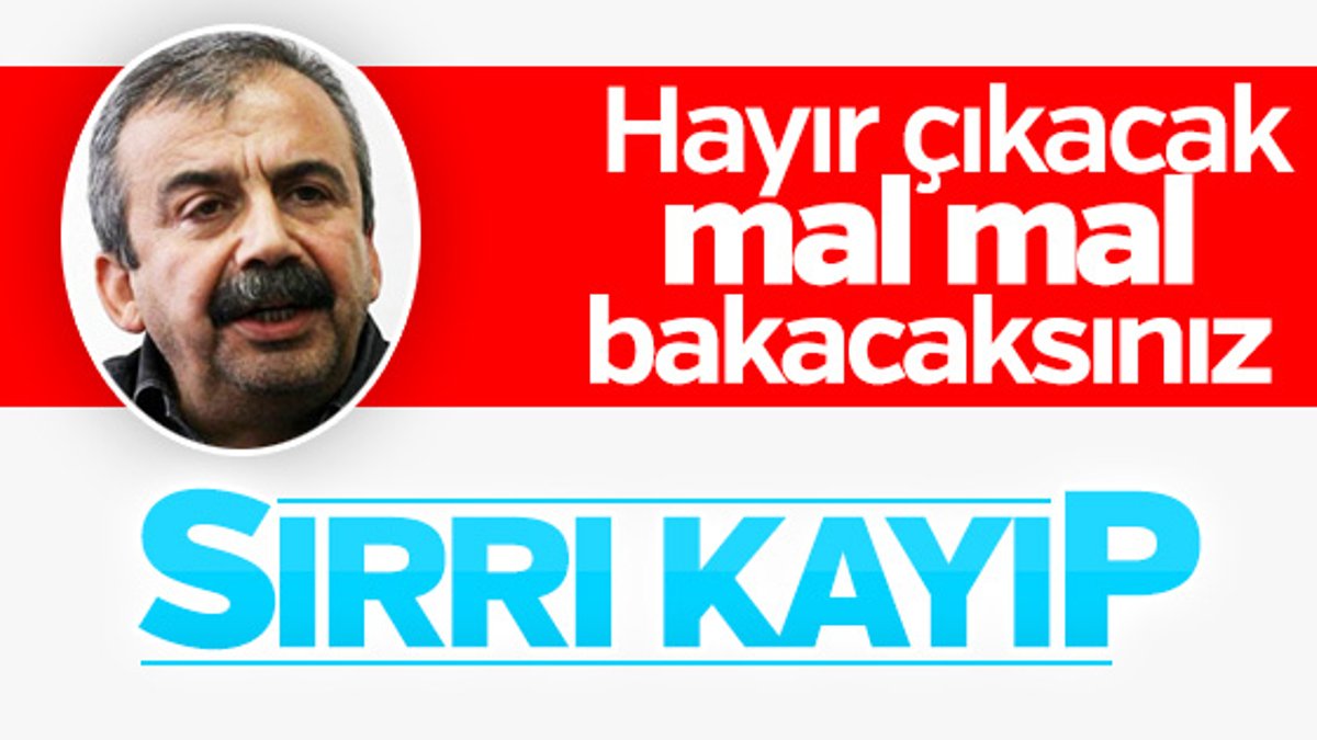 Sırrı Süreyya Önder'in öngörüsü tutumadı