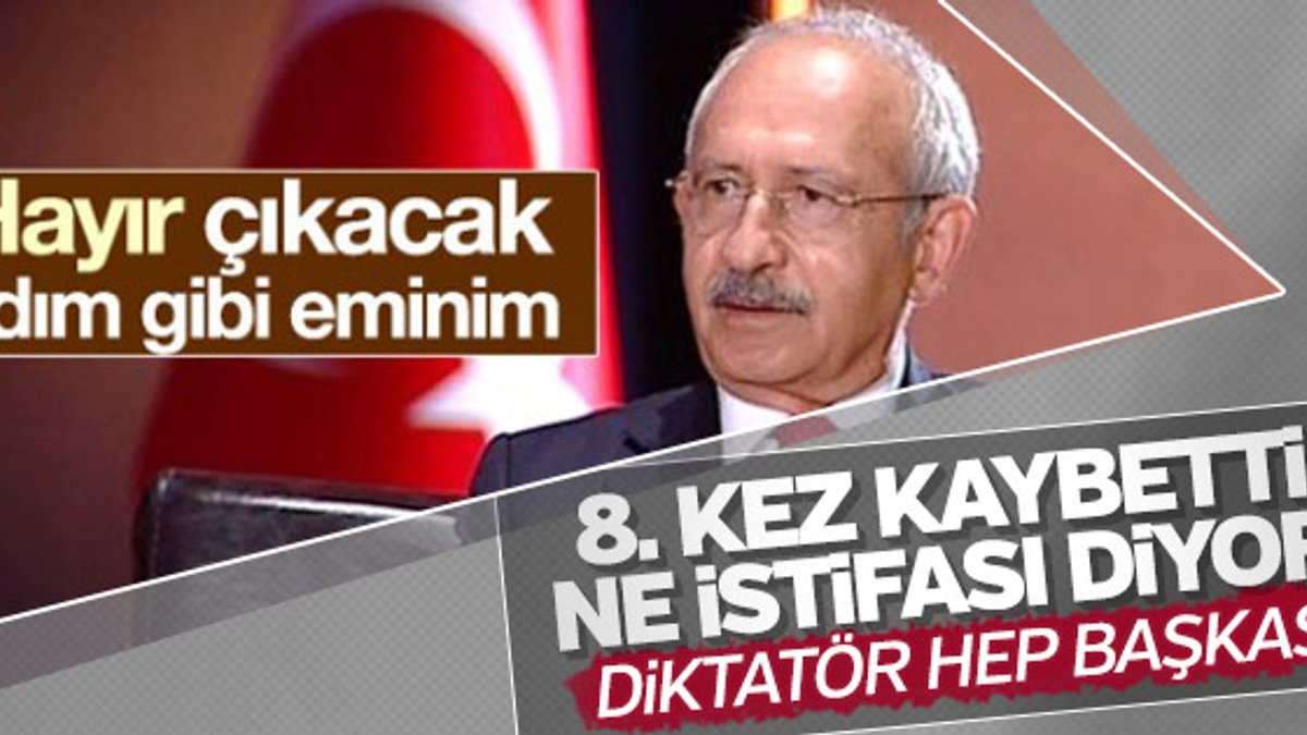 Kılıçdaroğlu'nun kaybettiği 8. seçim
