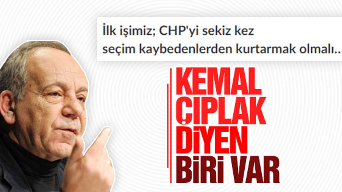 Bekir Çoşkun CHP'yi eleştirdi