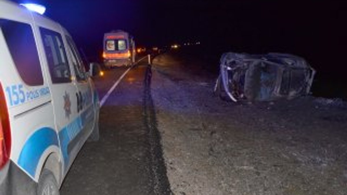 Ankara'da minibüs devrildi: 5 yaralı