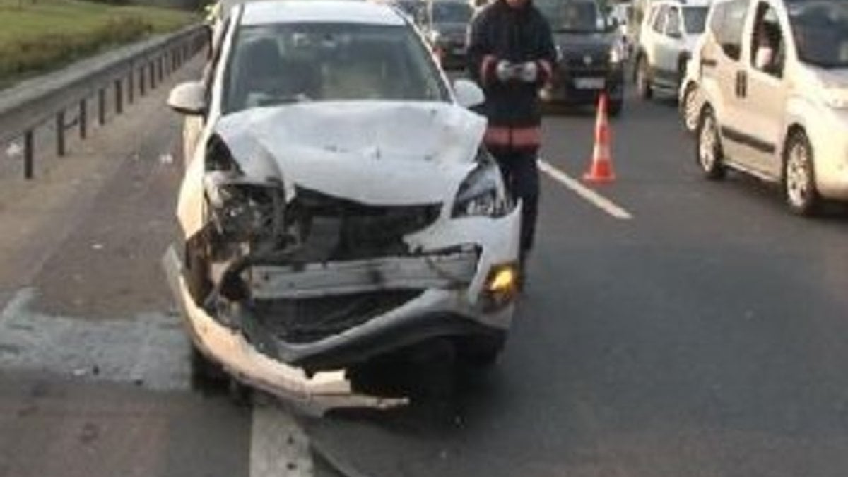 TEM'de trafik kazası: 7 yaralı