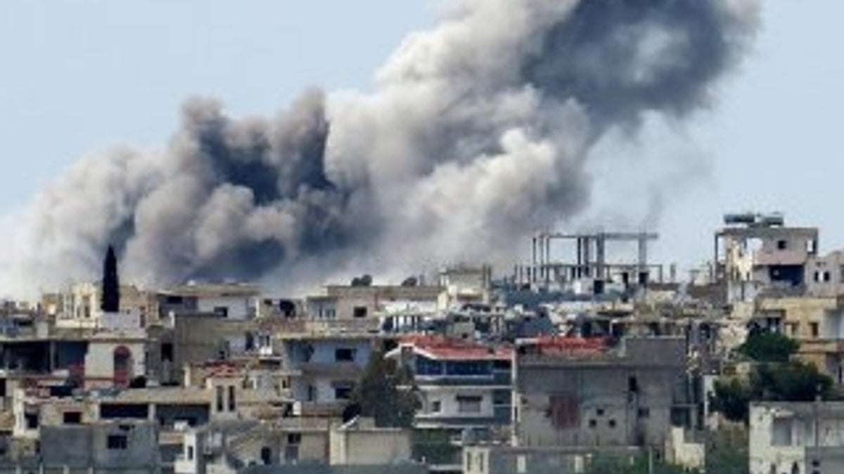 Esad rejiminden İdlib'e hava saldırısı