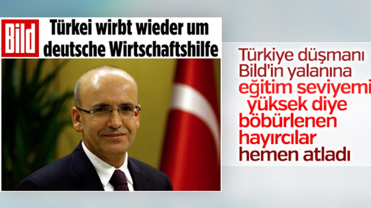 Mehmet Şimşek Alman Bild'i yalanladı