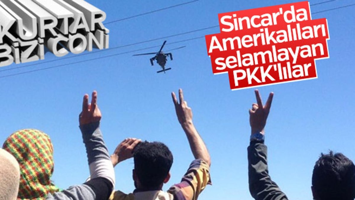 Sincar'da PKK'lıların ABD hayranlığı