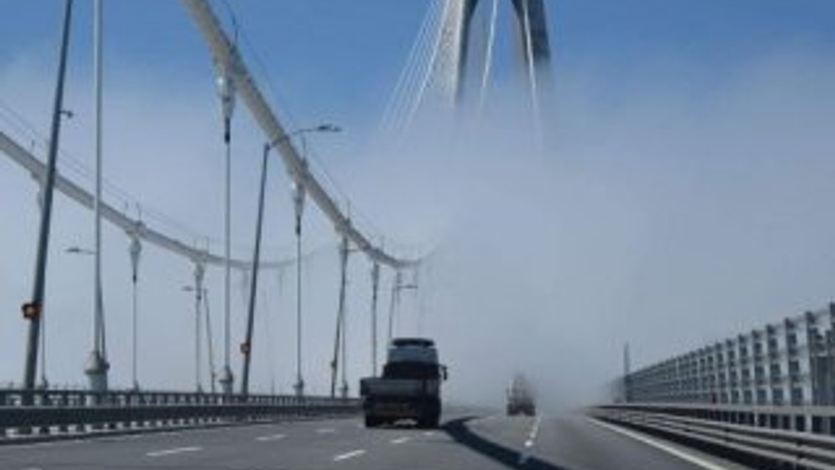 Yavuz Sultan Selim Köprüsü'nde yoğun sis