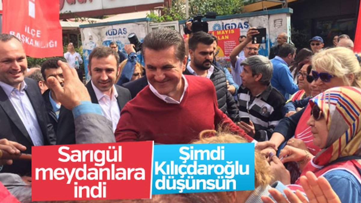 Mustafa Sarıgül 1 Mayıs kutlamalarında