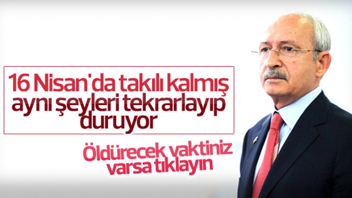 Kemal Kılıçdaroğlu'dan referandum tweetleri