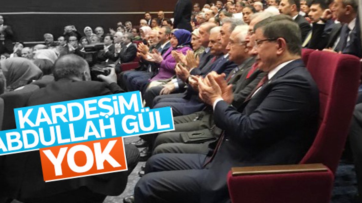 Abdullah Gül üyelik törenine katılmadı