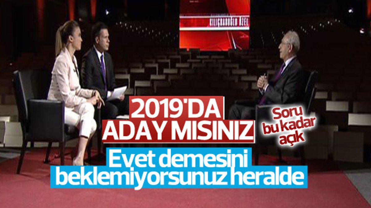 Kılıçdaroğlu'dan Cumhurbaşkanlığı adaylığı açıklaması