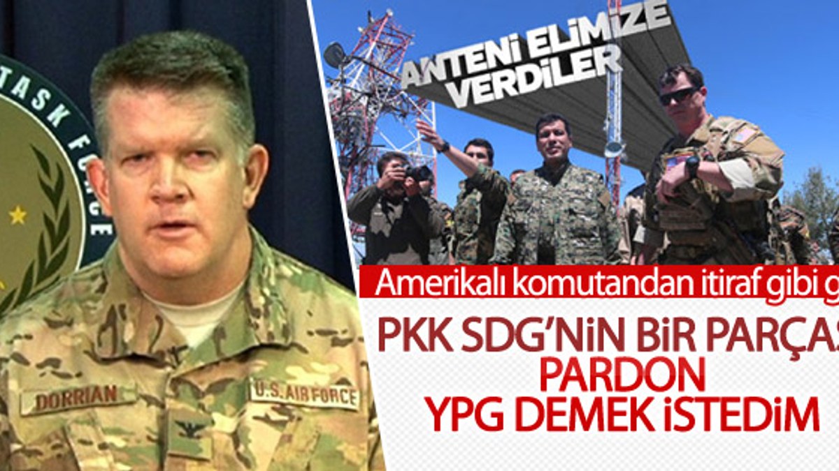 Amerikalı komutan Dorrian'dan PKK gafı
