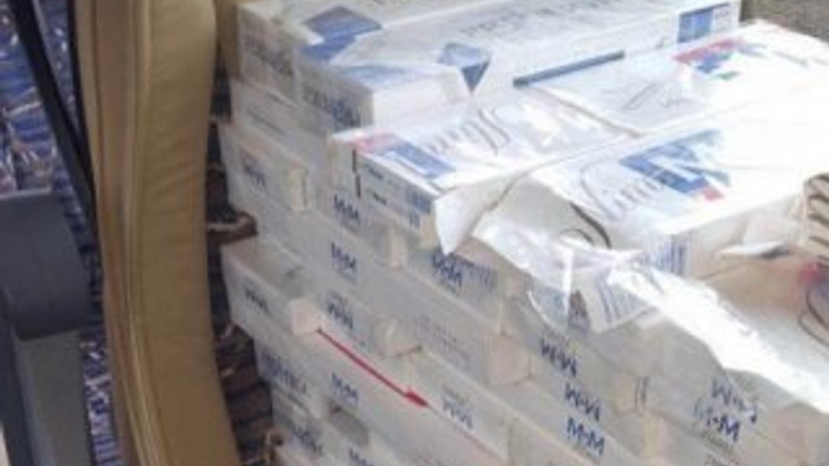 Hakkari'de 12 bin 500 paket kaçak sigara ele geçirildi