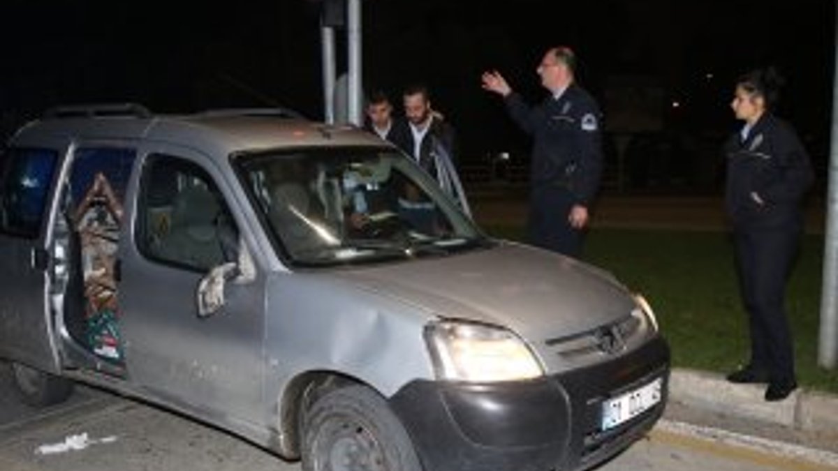 Adana'da polis şüpheli kovalamacası
