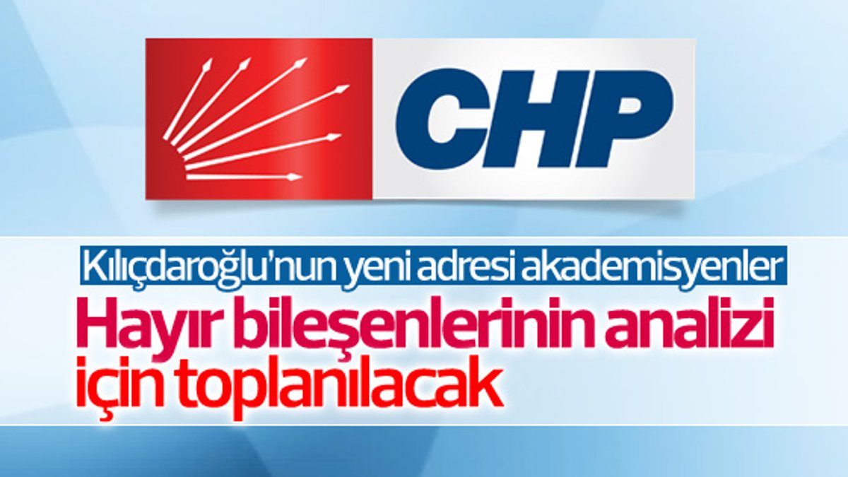 CHP'de akademisyenlerle referandum değerlendirmesi