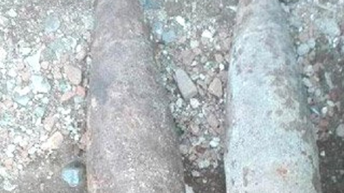 Manisa'da inşaat temelinden top mermisi çıktı