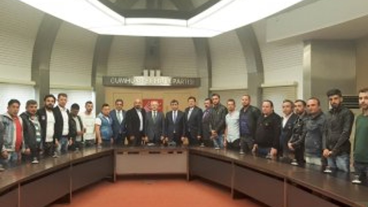 Kemal Kılıçdaroğlu madencileri kabul etti