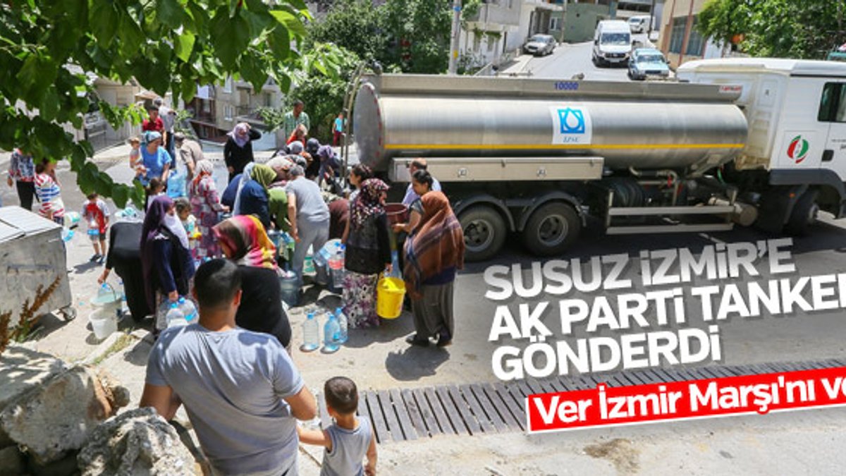 İzmir'de AK Partili belediyeden su sorununa çözüm
