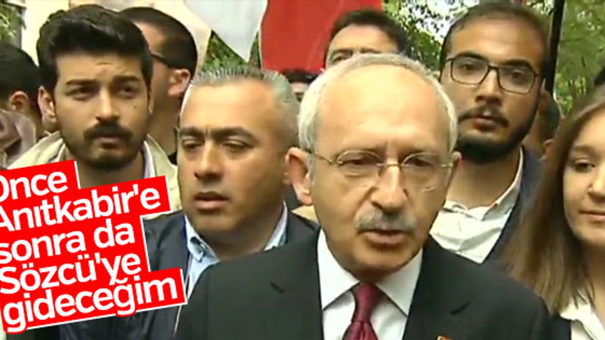 Kemal Kılıçdaroğlu Ankara'daki Hürriyet yürüyüşünde