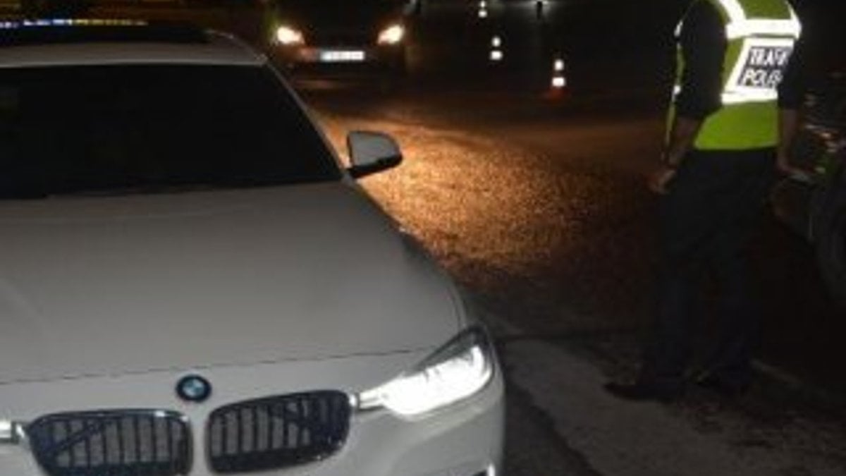 Karabük'te sis lambaları kullanan sürücülere ceza