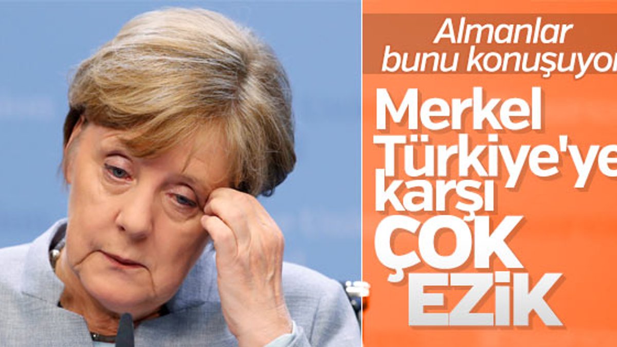 Almanlar Merkel'in Türkiye politikasından memnun değil