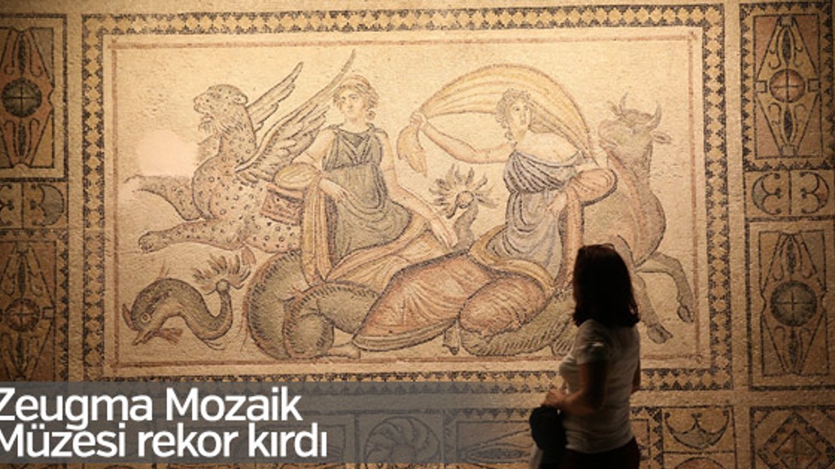 Zeugma Mozaik Müzesi rekor kırdı